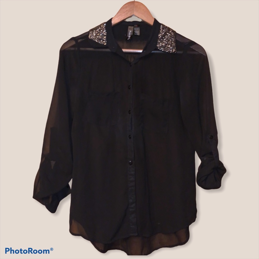 Sheer Button Up - image 1